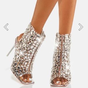 🔥WOMENS WYAH X DOLLS KILL JEWELED HEELS🔥
